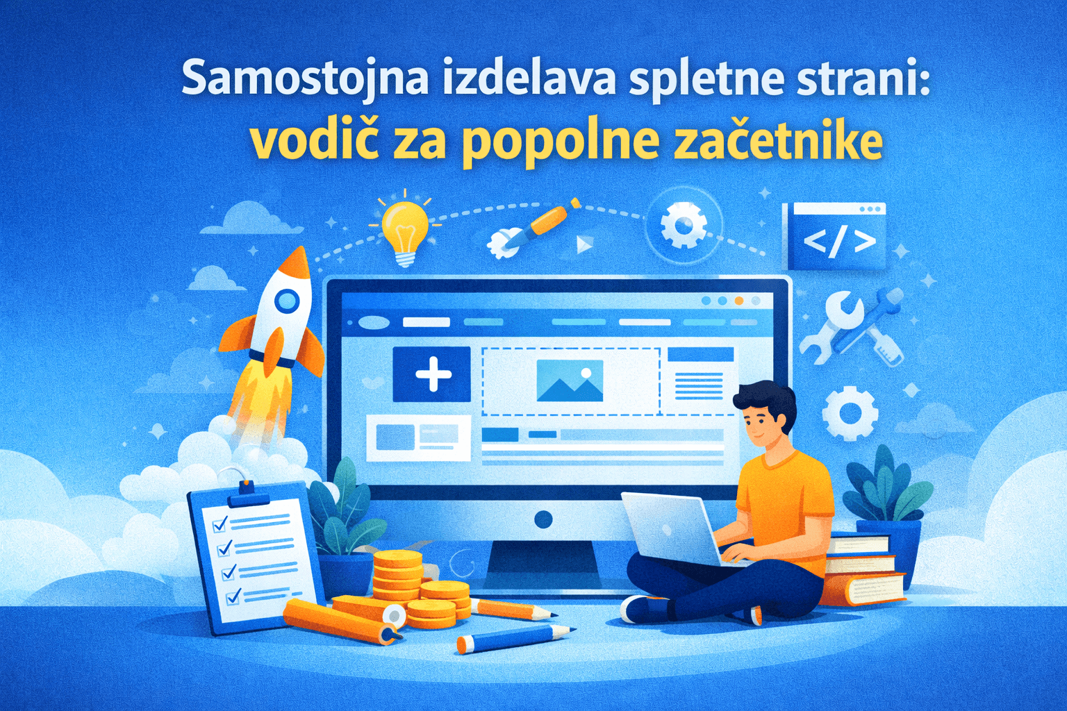 Samostojna izdelava spletne strani: vodič za popolne začetnike